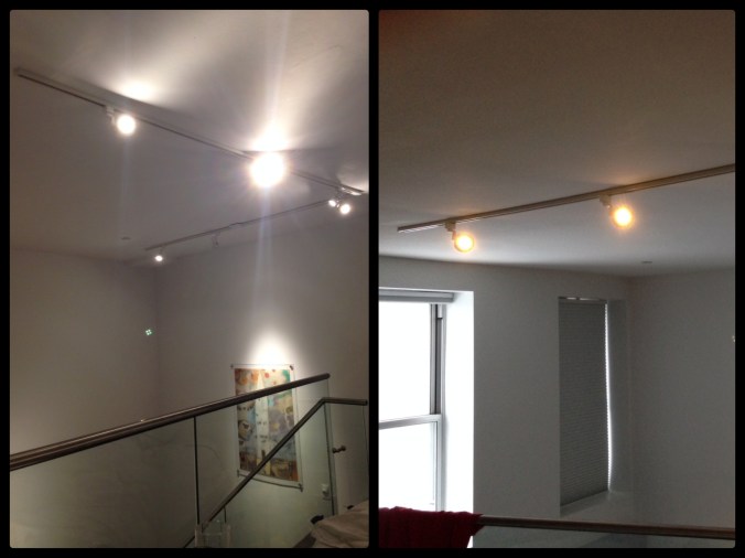 Electrical Wiring, Track-light & Dimmer Installation on 25' High Ceilings – Williamsburg